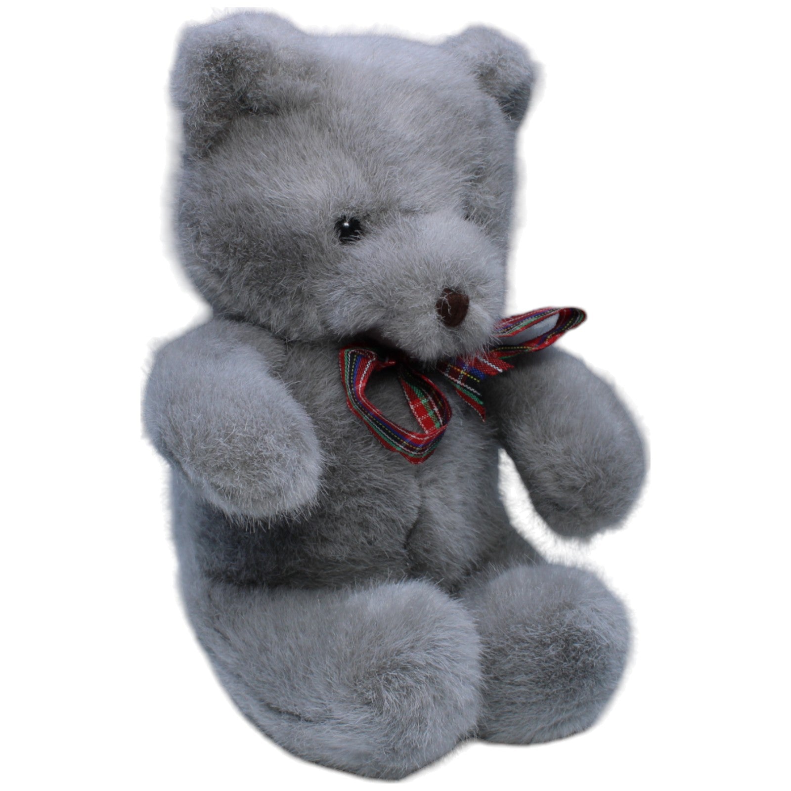 1237490 L. Dake Kuscheliger Teddybär, grau Kuscheltier Kumpel Leo Gebraucht