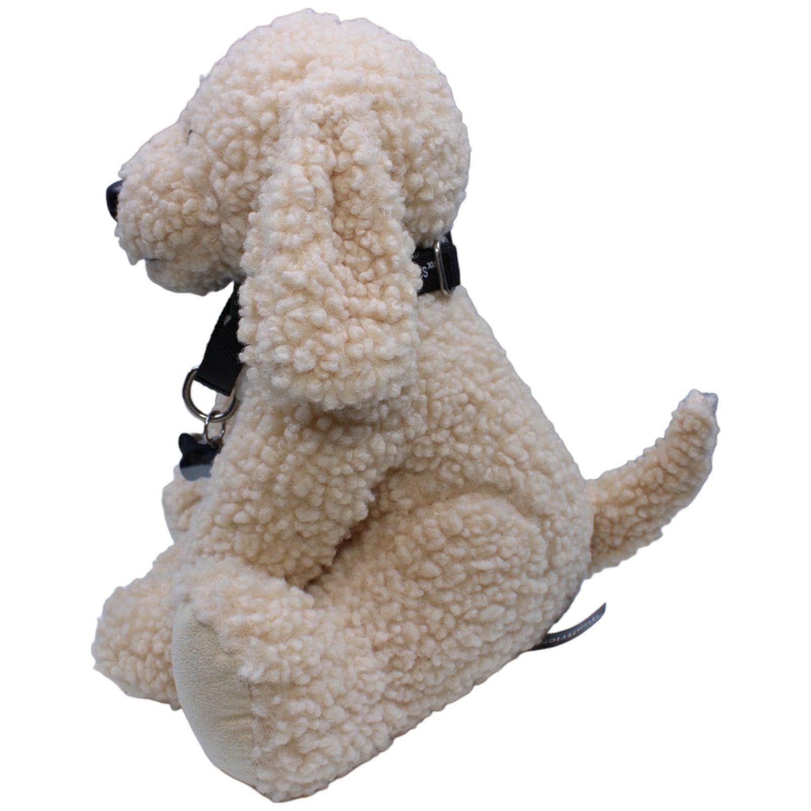 1237493 IP Advertising & Promotions qualtrics xm, lockiger Hund mit Halsband Kuscheltier Kumpel Leo Gebraucht