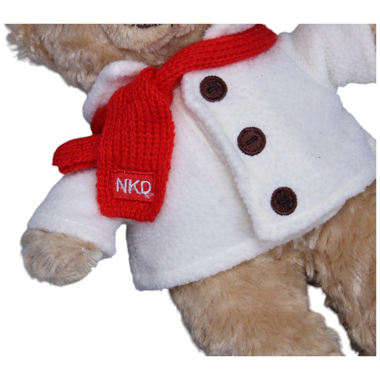 1237510 NKD 2010 Teddybär mit Mantel und Schal Kuscheltier Kumpel Leo Bär Gebraucht Teddy