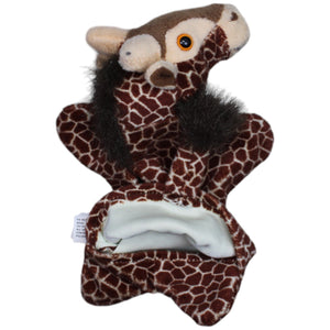 1237528 K&M International Giraffe Handpuppe Kumpel Leo Gebraucht Vintage