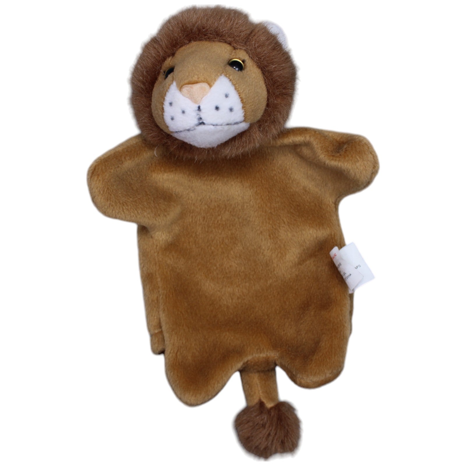 1237540 K&M International Löwe Handpuppe Kumpel Leo Gebraucht Vintage