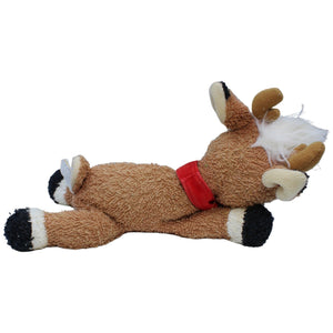 1237545 Tip Top Toys Frottee - Rudolph mit der roten Nase, liegend Kuscheltier Kumpel Leo Gebraucht Rentier Retro