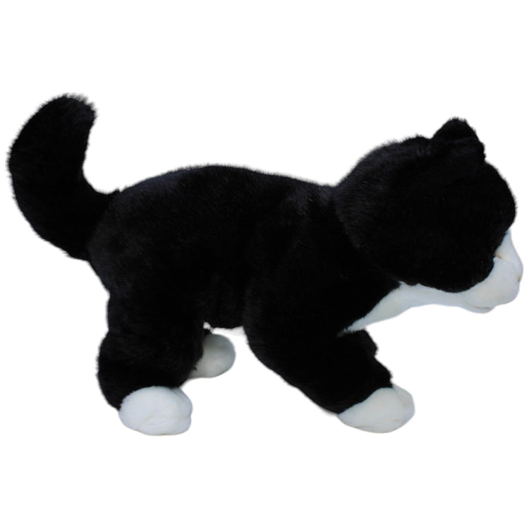 1237568 Teddy - Hermann Süße schwarz - weiße Katze Kuscheltier Kumpel Leo Gebraucht