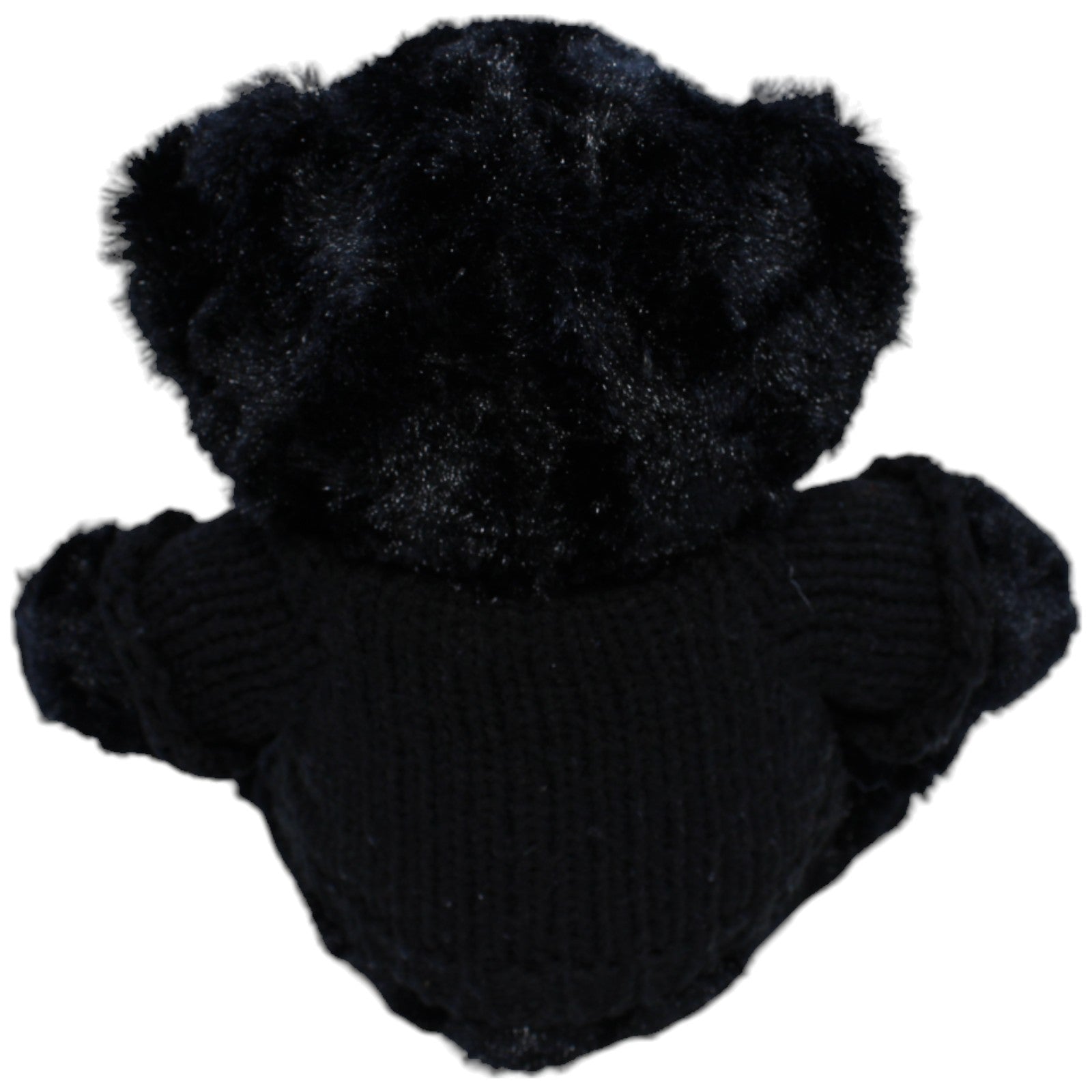 1237601 M.A.X. 2001 Sportmarketing Berlin Teddybär mit Pullover, schwarz Kuscheltier Kumpel Leo Bär Gebraucht Teddy