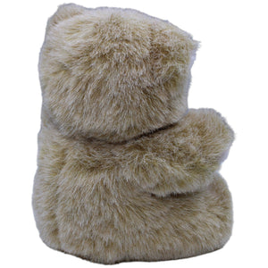 1237604 Nanu - Nana Teddybär mit rot - grüner Schleife, sitzend Kuscheltier Kumpel Leo Bär Gebraucht Teddy