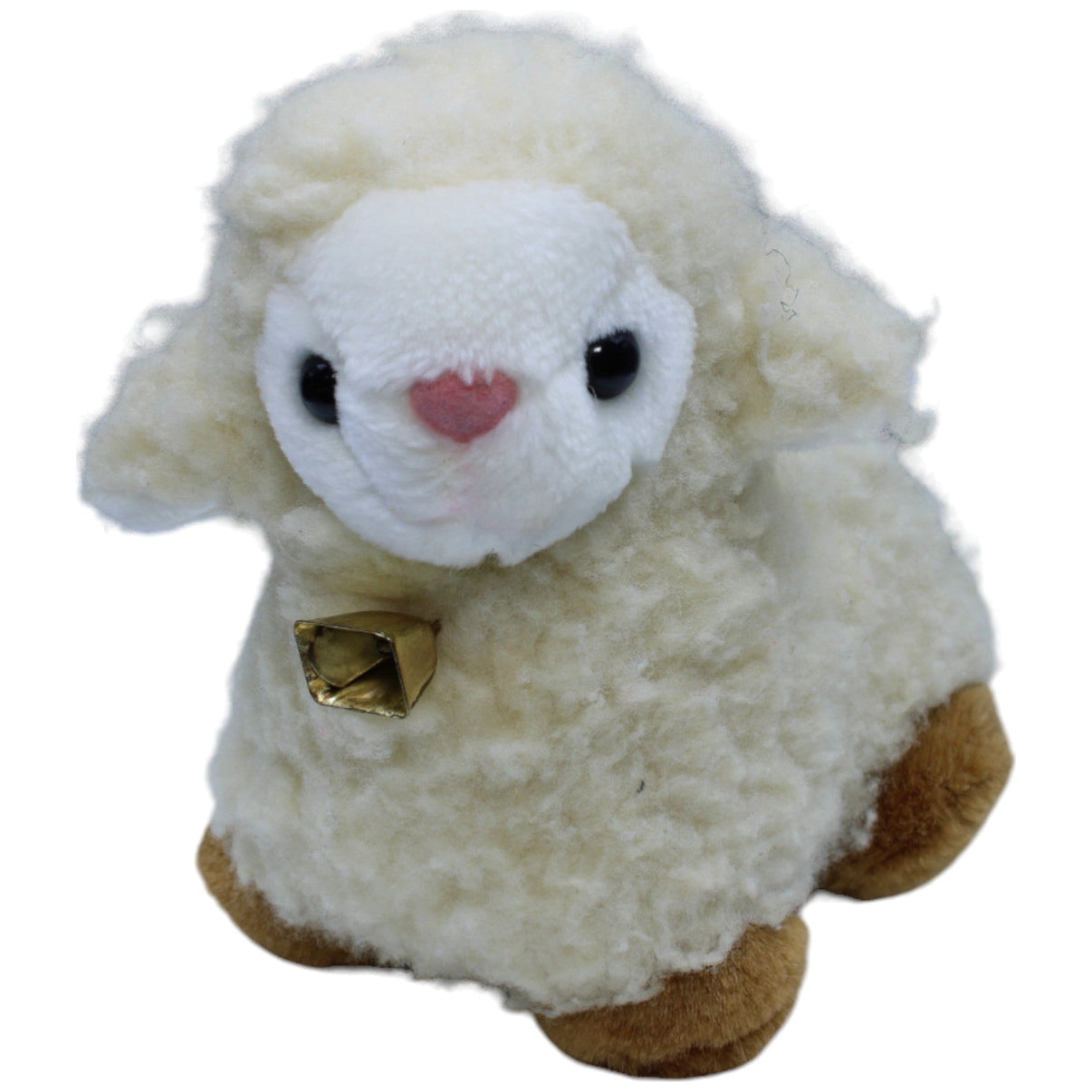 1237615 Förster Stofftiere Lämmchen mit Glocke Kuscheltier Kumpel Leo Gebraucht Vintage