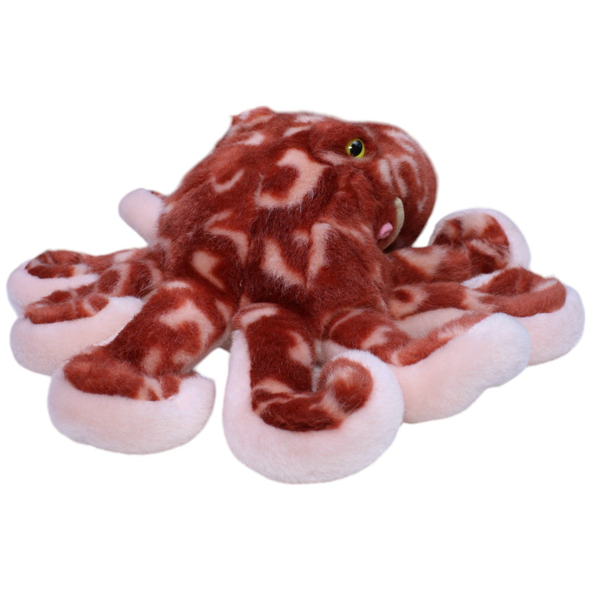 1237644 Wild Republic Oktopus, rot Kuscheltier Kumpel Leo Gebraucht Tintenfisch