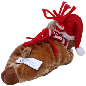 1237647 SIG Weihnachtsbär mit magnetischen Pfoten Kuscheltier Kumpel Leo Gebraucht Teddy Teddybär