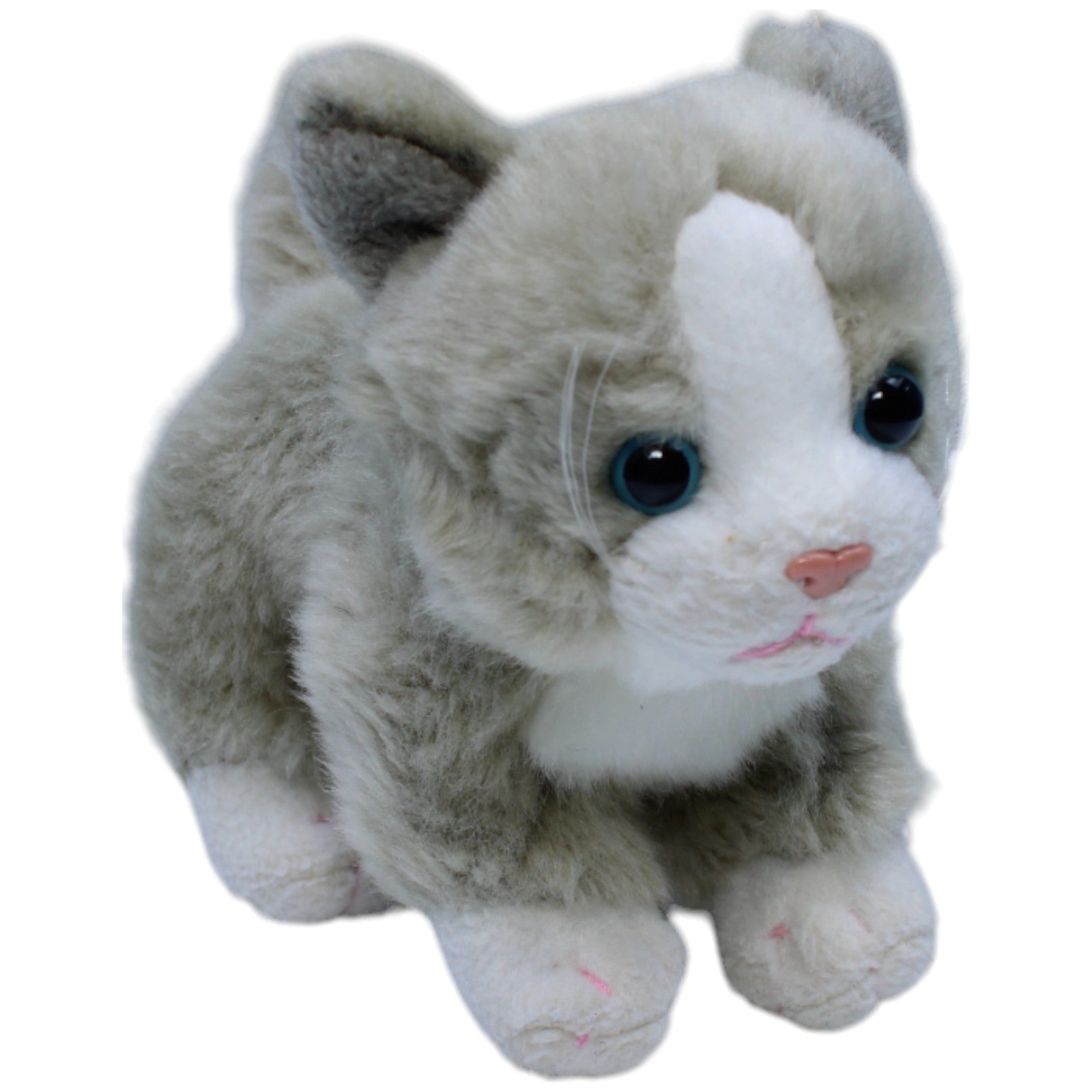 1237665 Uni - Toys Kleine graue Katze Kuscheltier Kumpel Leo Gebraucht