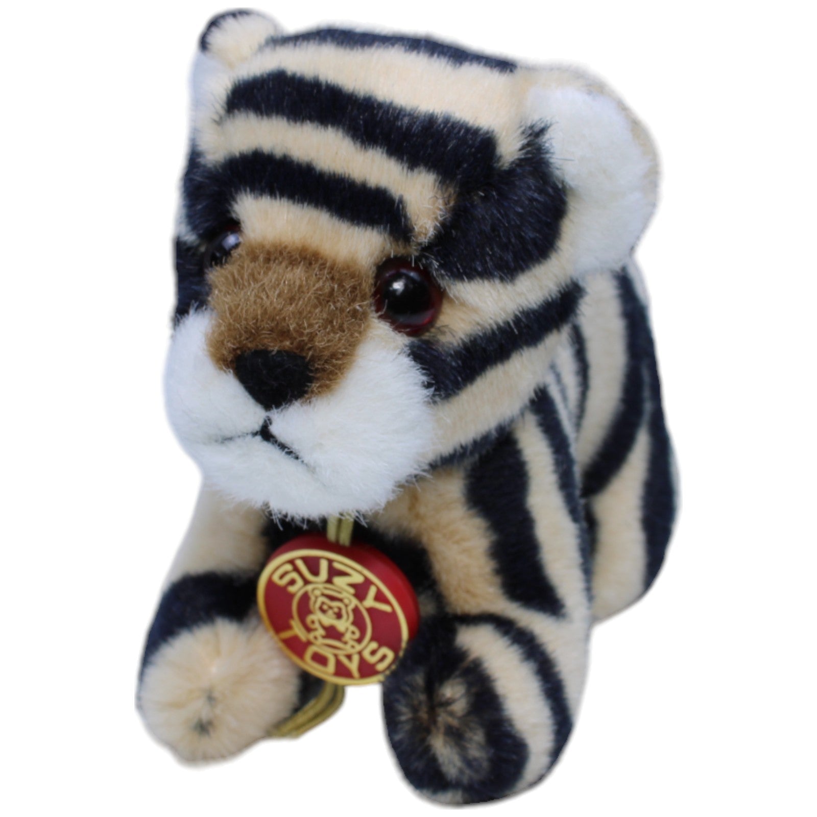 1237673 Suzy Toys Kleiner Tiger, stehend Kuscheltier Kumpel Leo Gebraucht Vintage