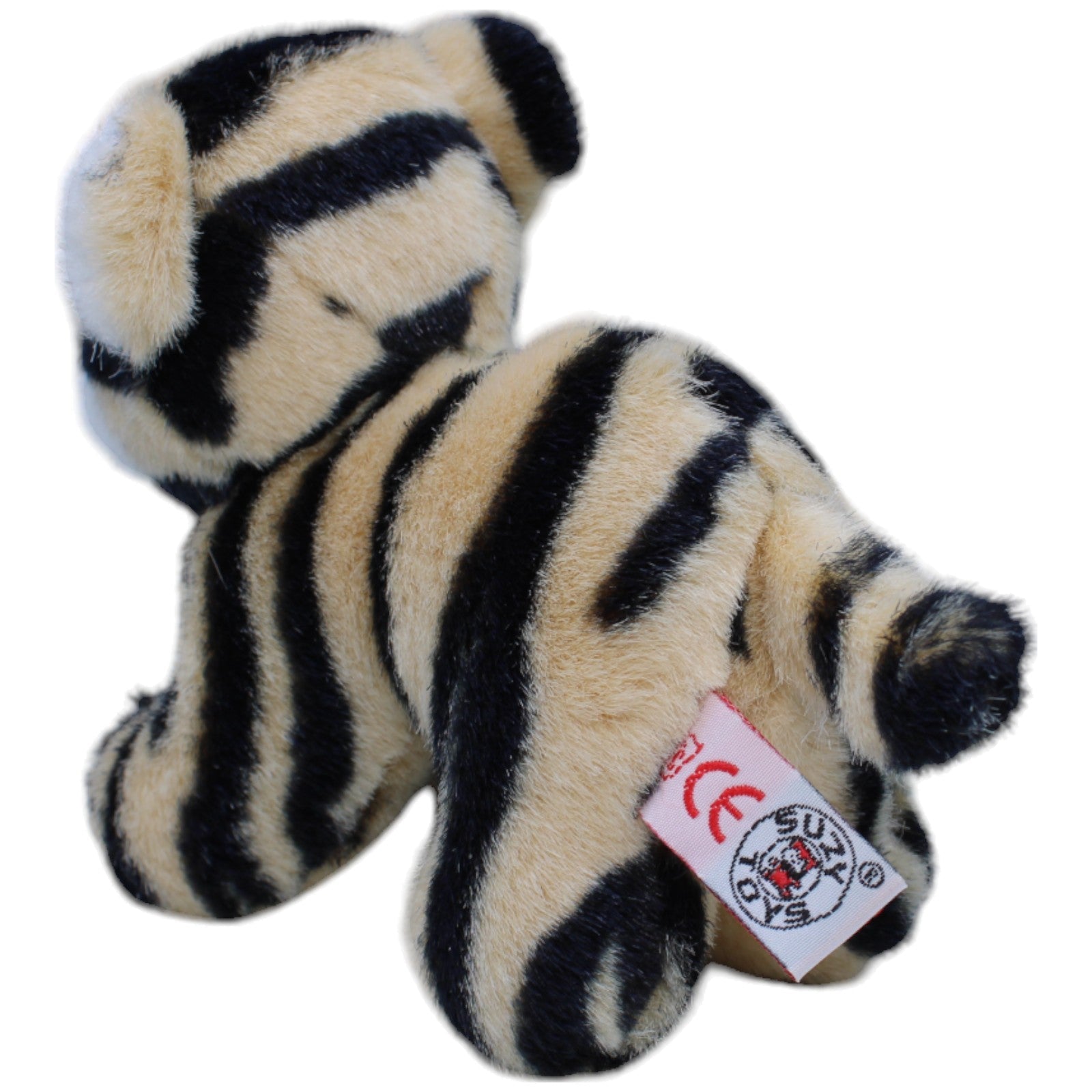 1237673 Suzy Toys Kleiner Tiger, stehend Kuscheltier Kumpel Leo Gebraucht Vintage