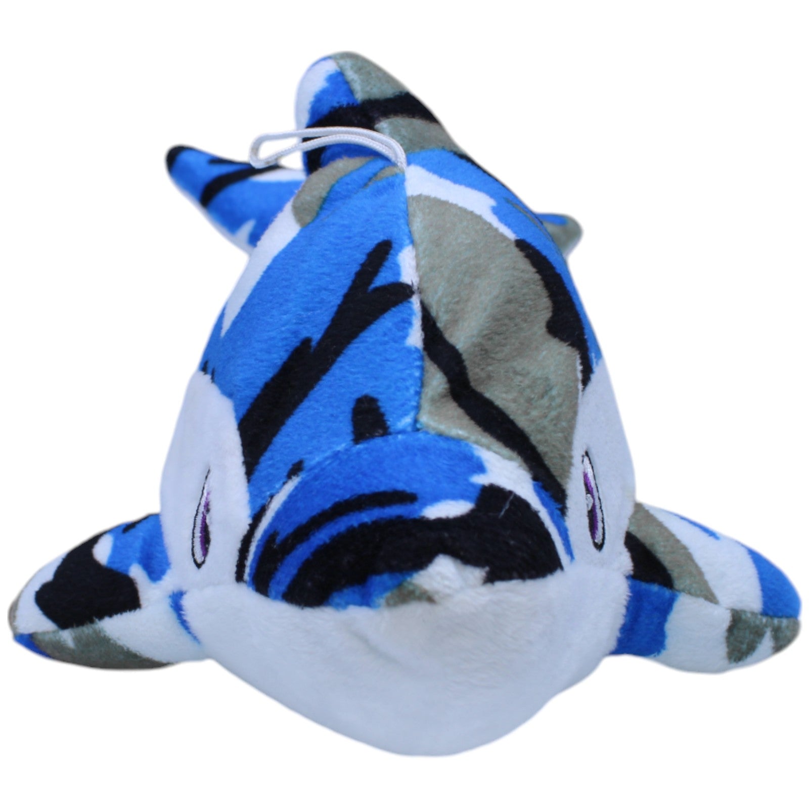 1237692 La Pelucheria Blauer Delfin, camouflage Kuscheltier Kumpel Leo Gebraucht