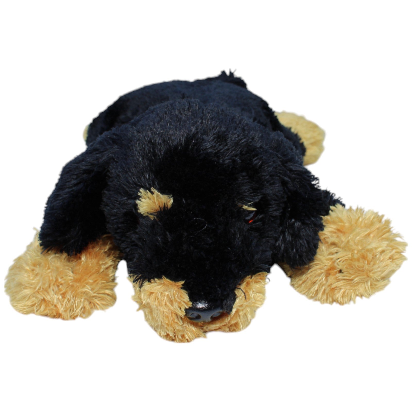 1237693 EBO Plüschtiere Rottweiler Welpe, liegend Kuscheltier Kumpel Leo Gebraucht