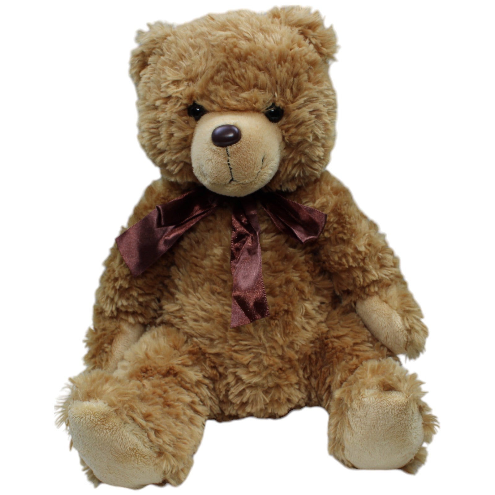 1237703 Happy People Teddybär mit Schleife, sitzend Kuscheltier Kumpel Leo Bär Gebraucht Teddy