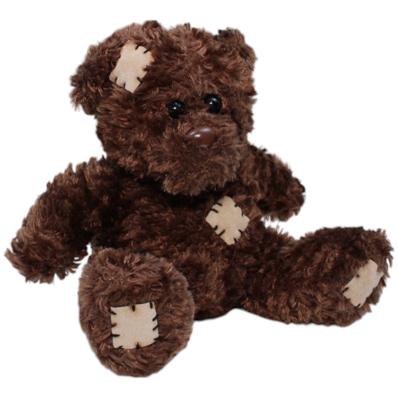 1237704 Althans Club Kleiner Teddybär mit Flicken, sitzend Kuscheltier Kumpel Leo Gebraucht