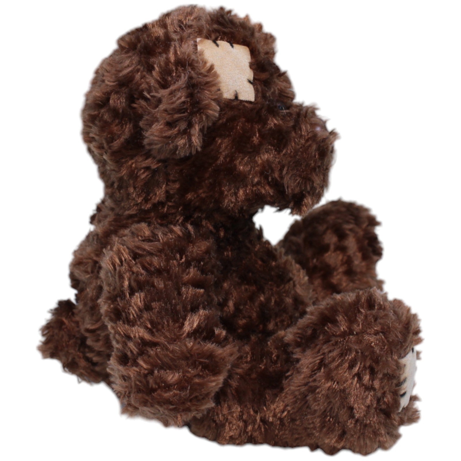 1237704 Althans Club Kleiner Teddybär mit Flicken, sitzend Kuscheltier Kumpel Leo Gebraucht