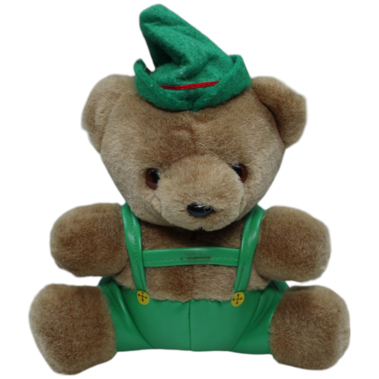 1237709 ALPI Teddybär in grüner Tracht Kuscheltier Kumpel Leo Gebraucht