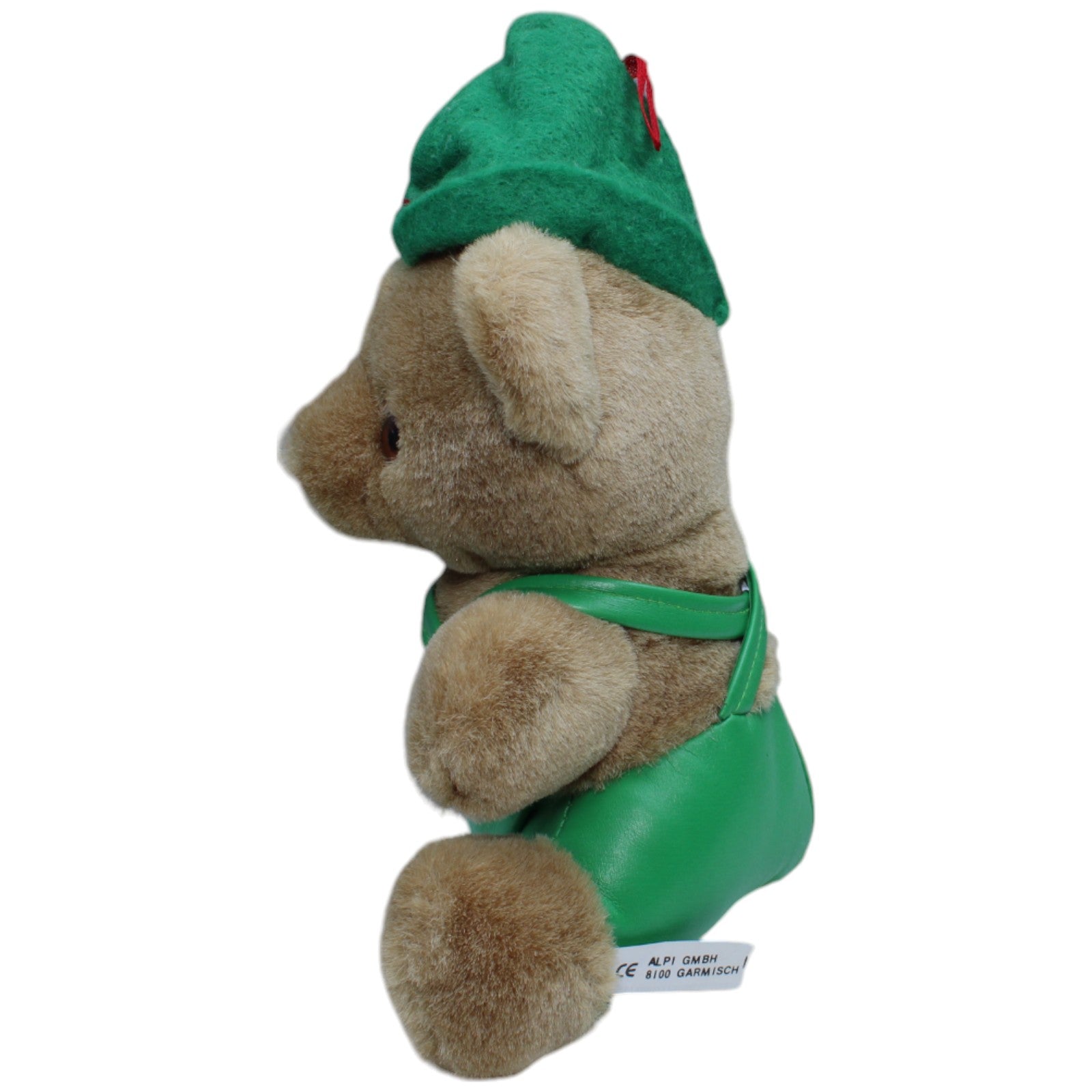 1237709 ALPI Teddybär in grüner Tracht Kuscheltier Kumpel Leo Gebraucht