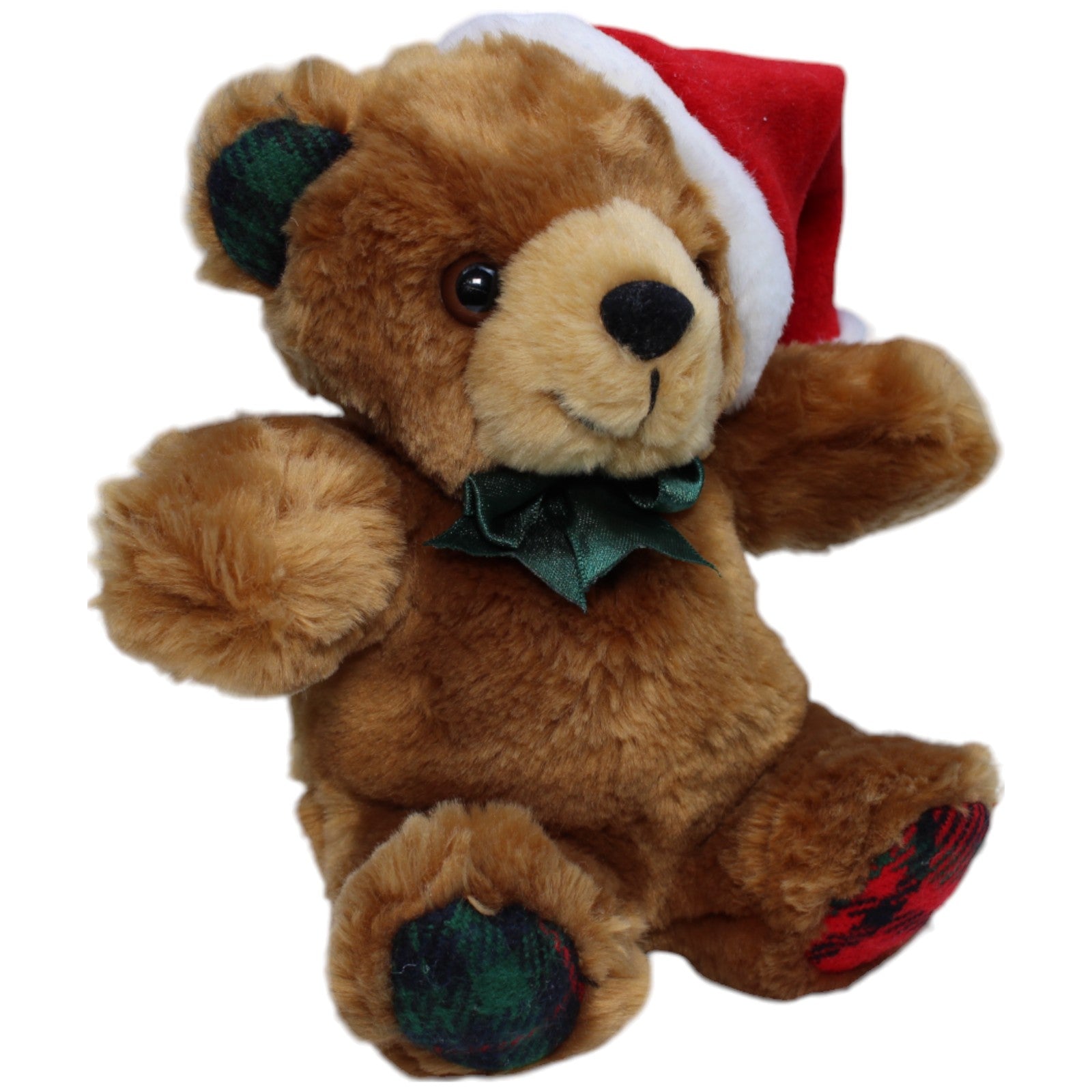 1237713 Charter Club® Süßer Teddybär mit Weihnachtsmütze Kuscheltier Kumpel Leo Bär Gebraucht Teddy