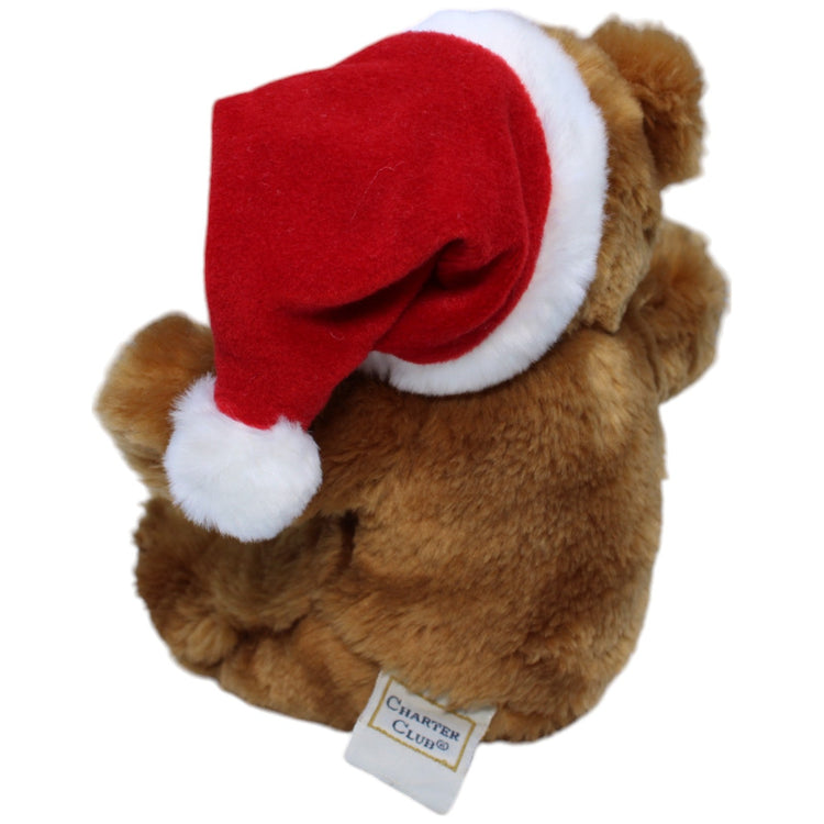 1237713 Charter Club® Süßer Teddybär mit Weihnachtsmütze Kuscheltier Kumpel Leo Bär Gebraucht Teddy