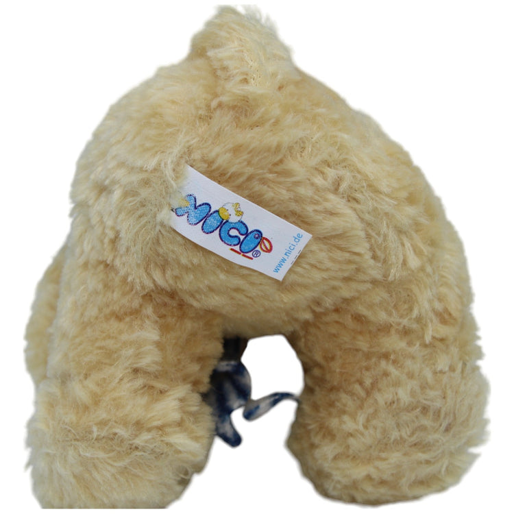 1237714 NICI Kleiner hellbrauner Bär mit Schal Kuscheltier Kumpel Leo Gebraucht Teddy Teddybär