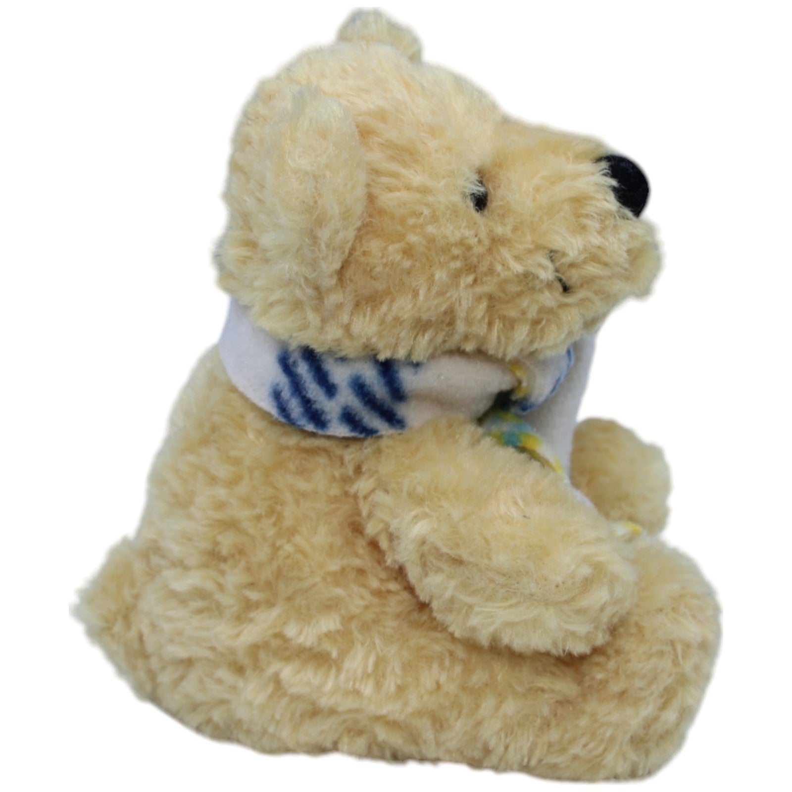 1237714 NICI Kleiner hellbrauner Bär mit Schal Kuscheltier Kumpel Leo Gebraucht Teddy Teddybär