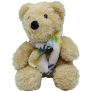 1237714 NICI Kleiner hellbrauner Bär mit Schal Kuscheltier Kumpel Leo Gebraucht Teddy Teddybär