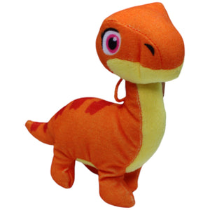 1237736 FLOTI Flos Toys, oranger Dinosaurier Kuscheltier Kumpel Leo neu