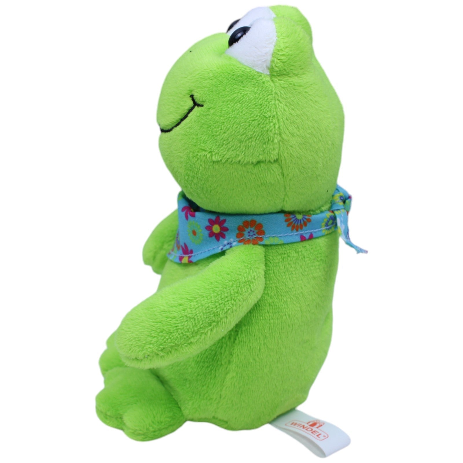 1237742 Windel Süßer Frosch mit Halstuch Kuscheltier Kumpel Leo Gebraucht Ostern