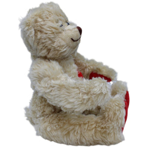 1237767 Heunec Hellbraun Teddybär mit Herz Kuscheltier Kumpel Leo Bär Gebraucht Teddy