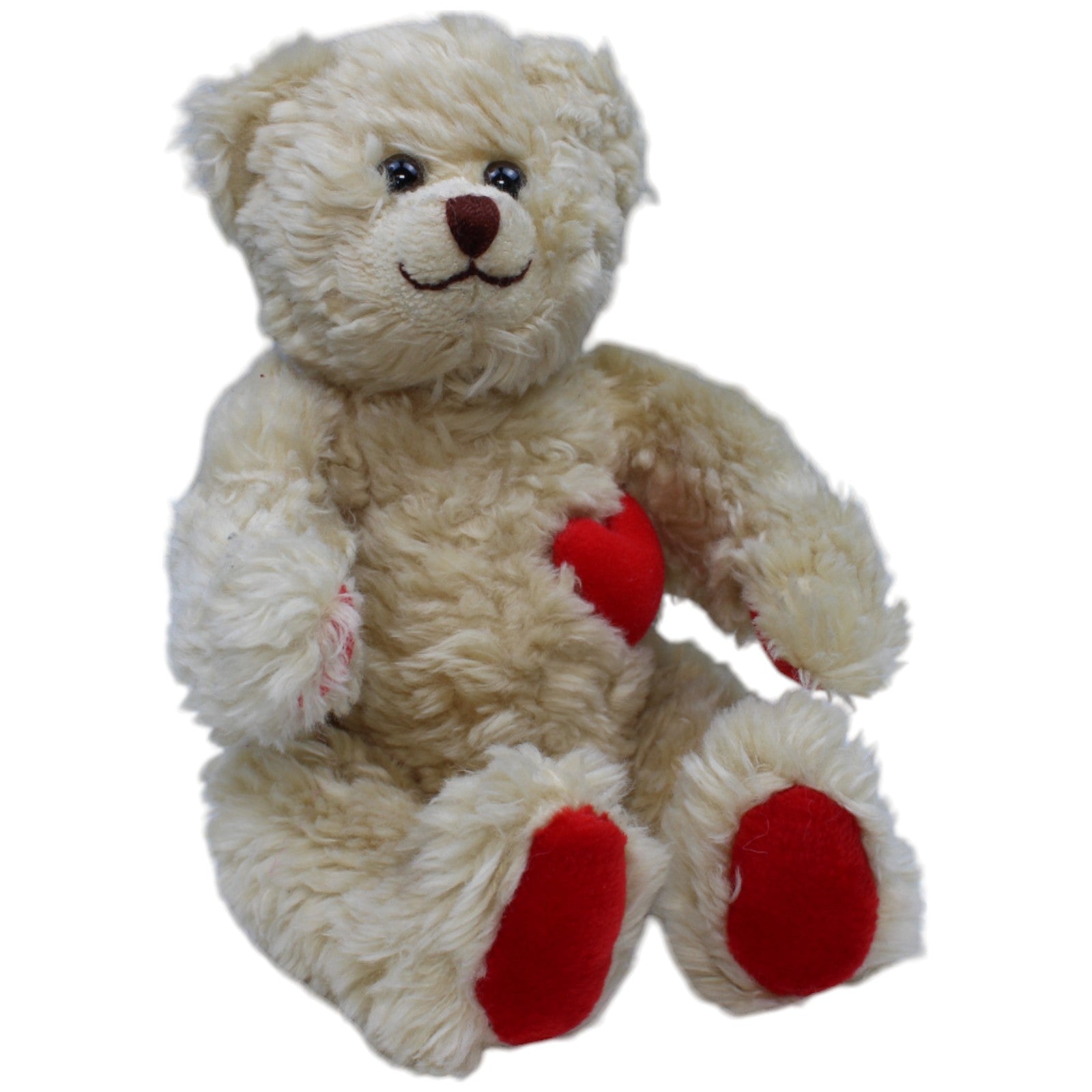 1237767 Heunec Hellbraun Teddybär mit Herz Kuscheltier Kumpel Leo Bär Gebraucht Teddy