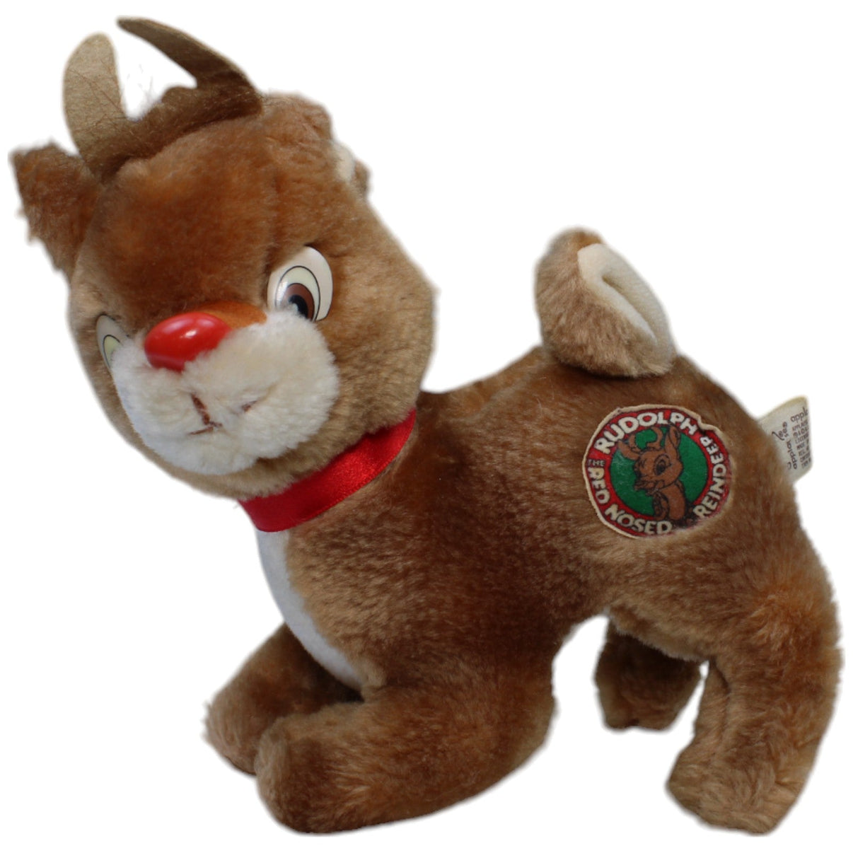 1237768 applause Rudolph The Red Nosed Reindeer Kuscheltier Kumpel Leo Disney Gebraucht Vintage