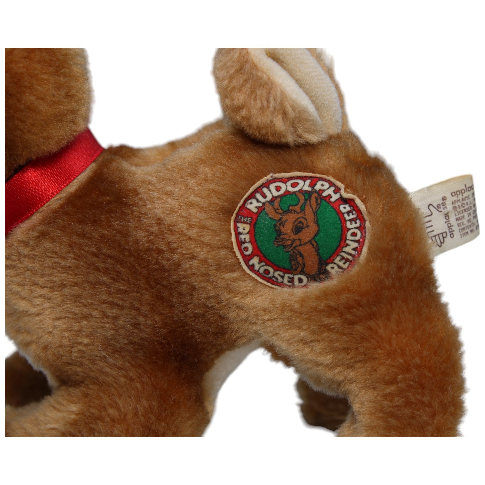 1237768 applause Rudolph The Red Nosed Reindeer Kuscheltier Kumpel Leo Disney Gebraucht Vintage