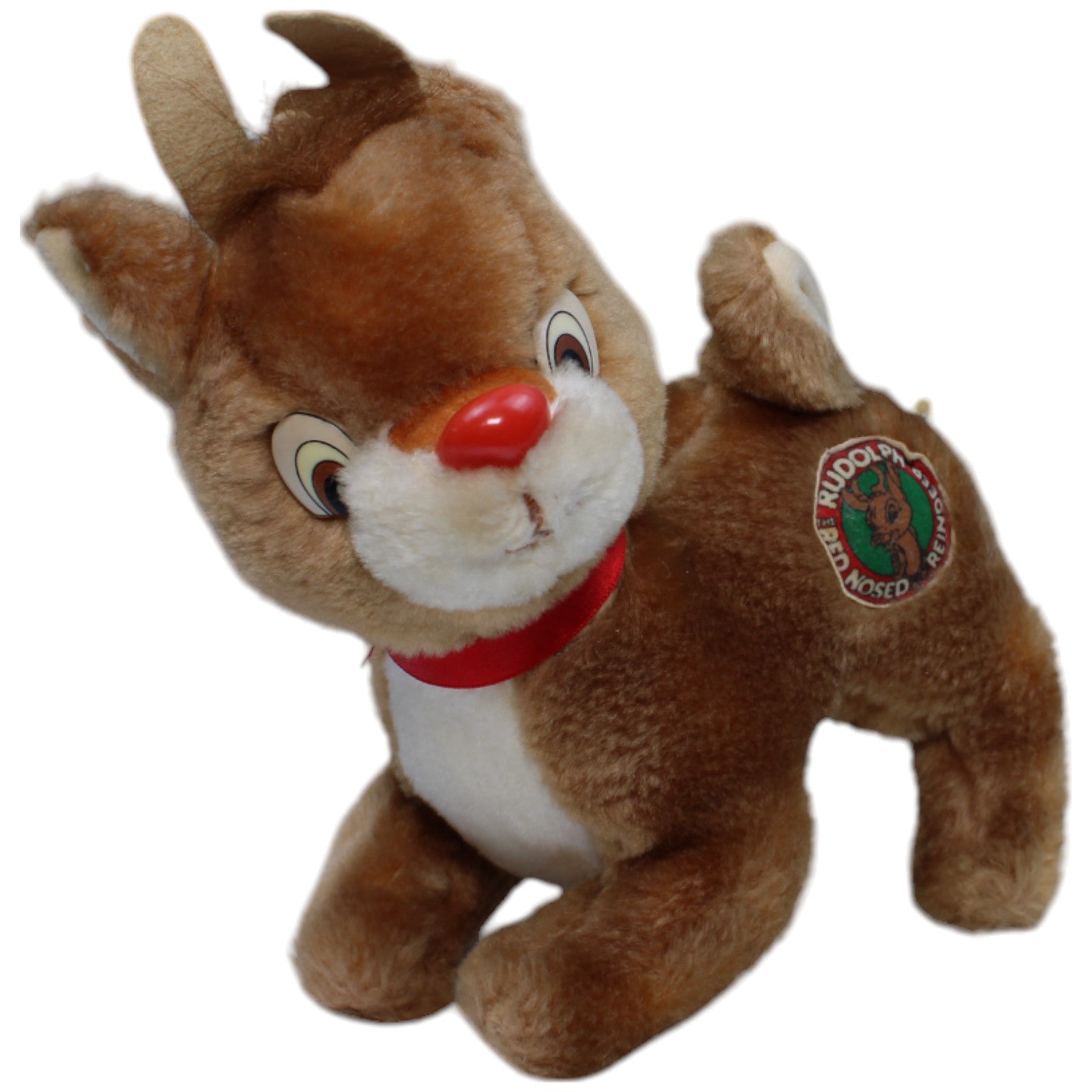 1237768 applause Rudolph The Red Nosed Reindeer Kuscheltier Kumpel Leo Disney Gebraucht Vintage