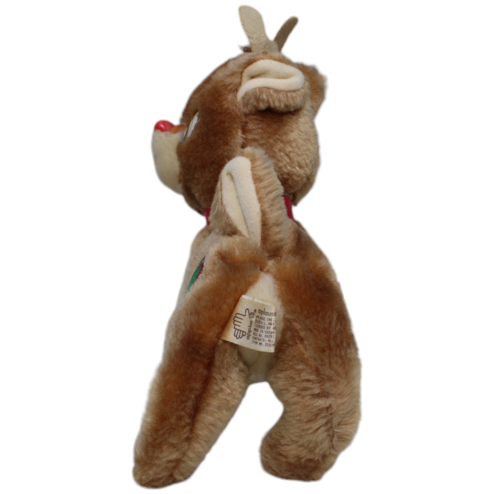 1237768 applause Rudolph The Red Nosed Reindeer Kuscheltier Kumpel Leo Disney Gebraucht Vintage