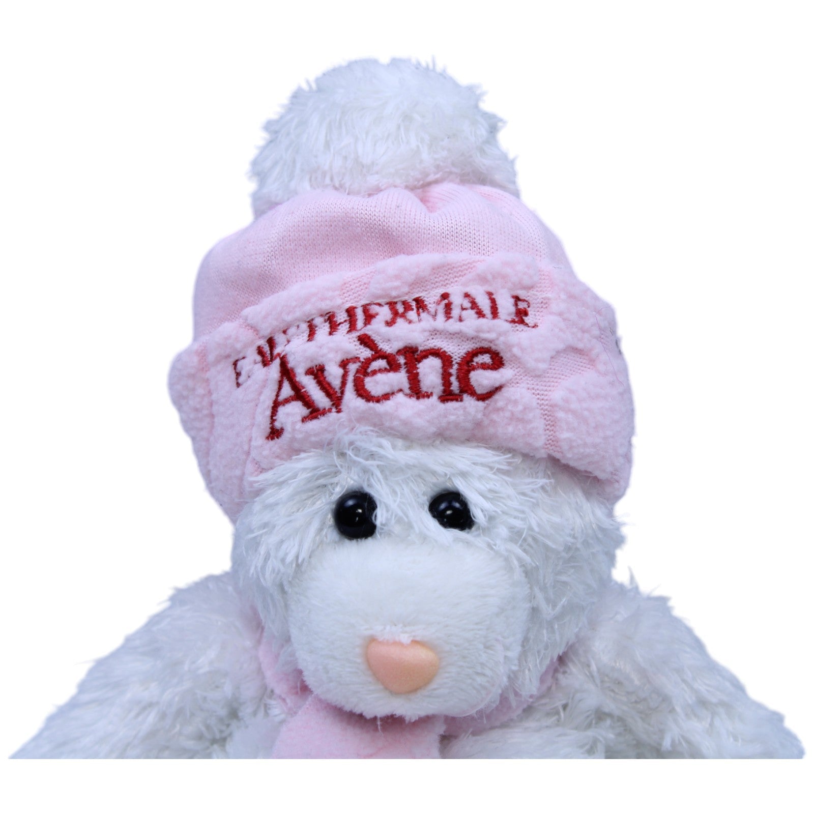 1237769 Pierre Fabre Eau Thermale Avène Teddybär, weiß Kuscheltier Kumpel Leo Bär Gebraucht Teddy