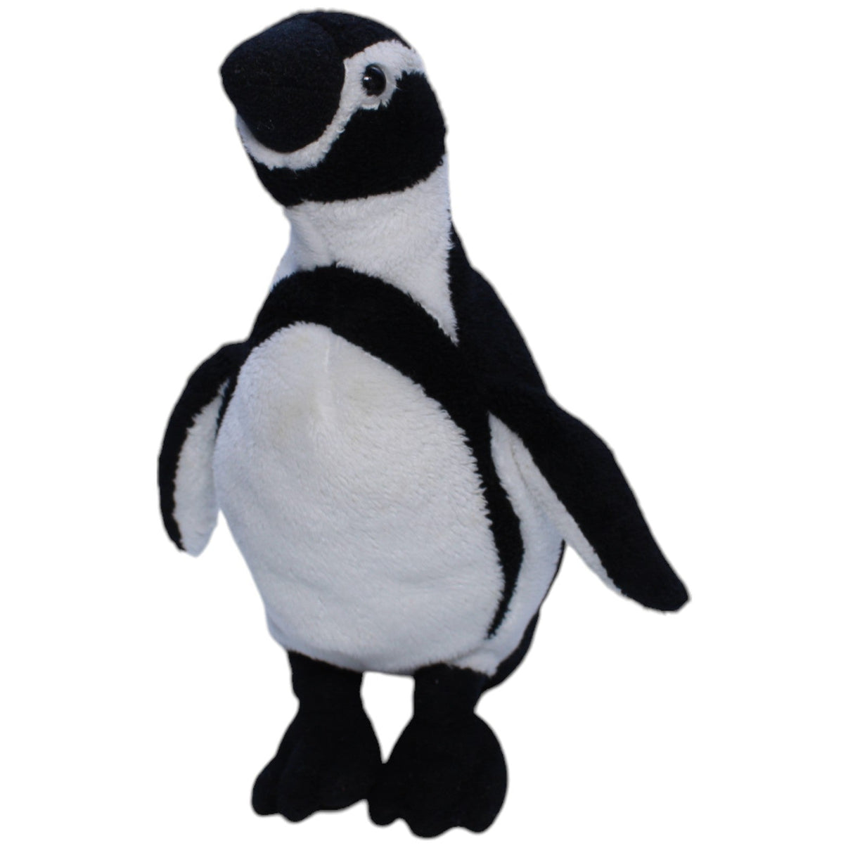 1237795 The Petting Zoo Pinguin, schwarz - weiß Kuscheltier Kumpel Leo Gebraucht Vintage