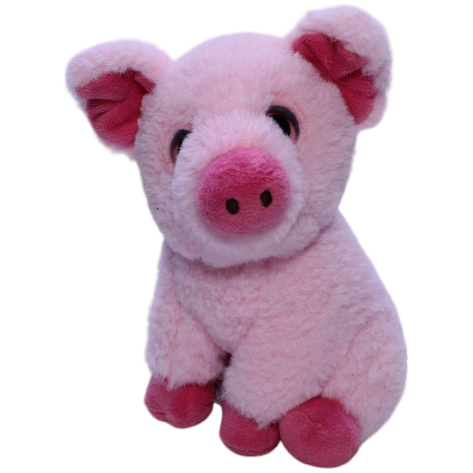 1237800 Heunec Süßes rosa Schwein Kuscheltier Kumpel Leo Bauernhof Gebraucht Glücksschwein