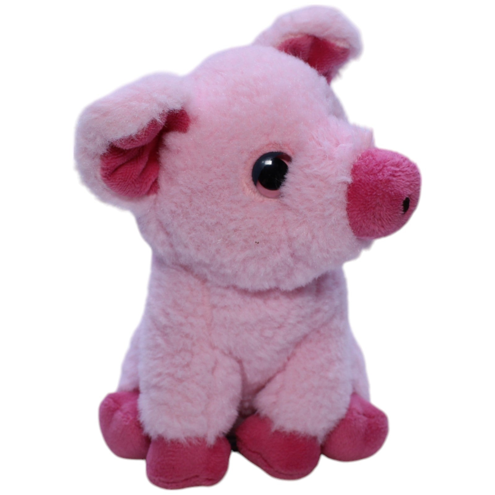 1237800 Heunec Süßes rosa Schwein Kuscheltier Kumpel Leo Bauernhof Gebraucht Glücksschwein