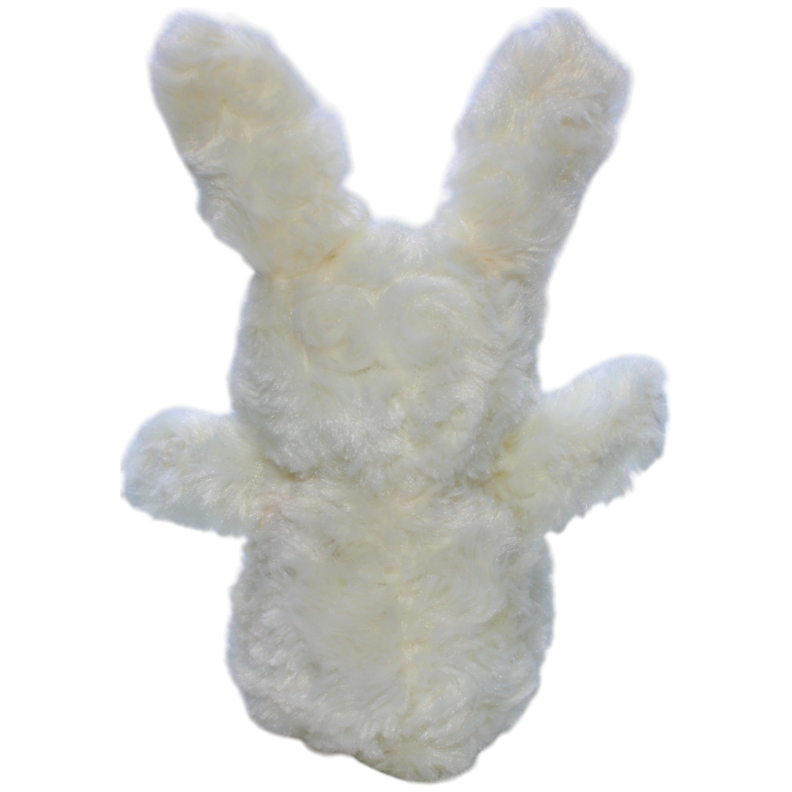 1237801 Althans Club Weißer wuscheliger Hase Kuscheltier Kumpel Leo Gebraucht