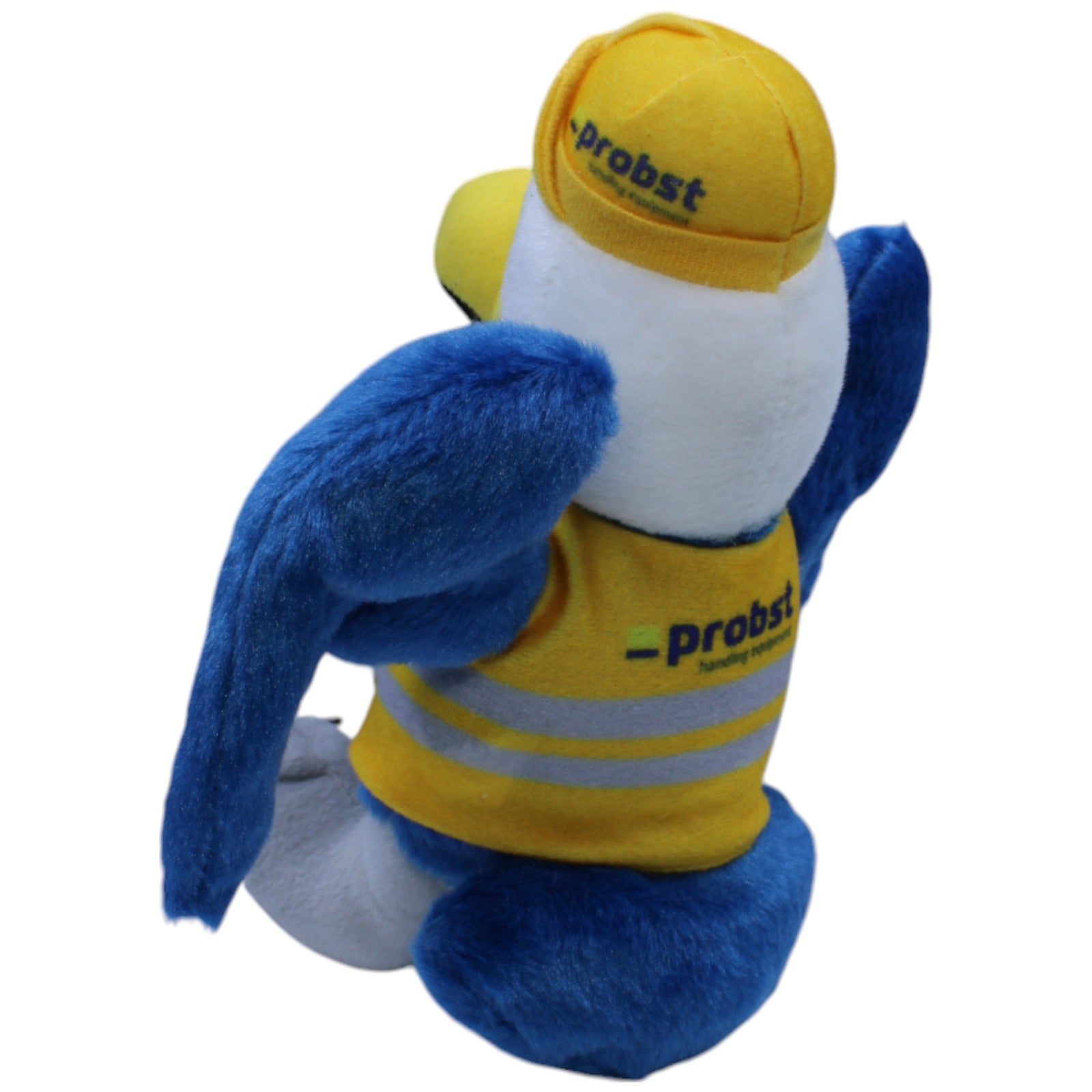 1237819 Promo Bears B.V. Probst, blauer Adler mit Sicherheitswest & Helm Kuscheltier Kumpel Leo Gebraucht Vogel