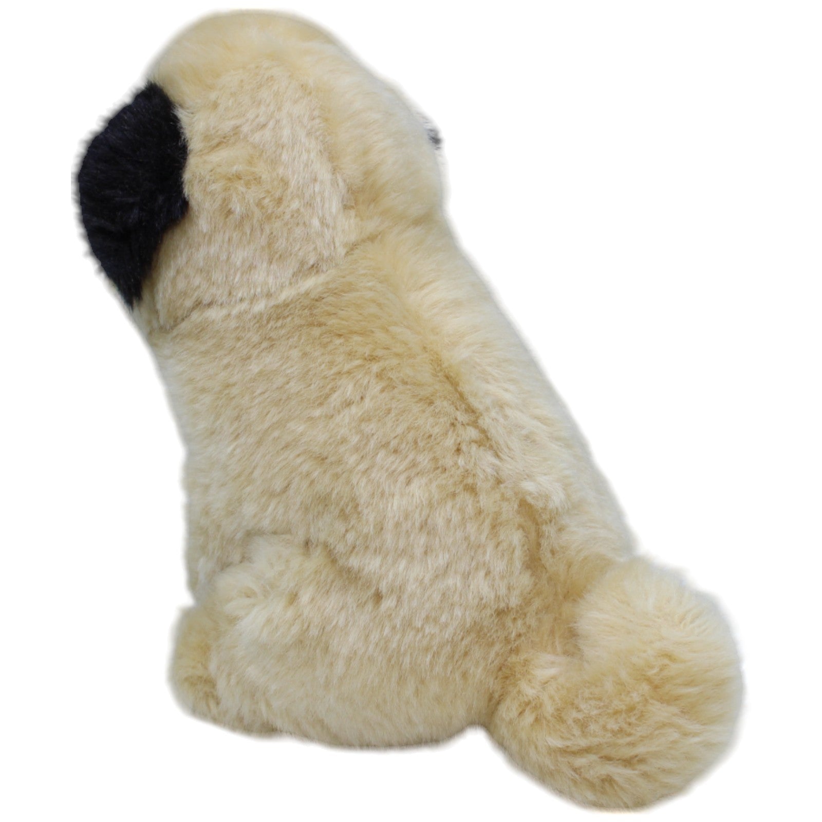 1237821 Teddy - Hermann Brauner Mops Welpe, sitzend Kuscheltier Kumpel Leo Gebraucht Hund