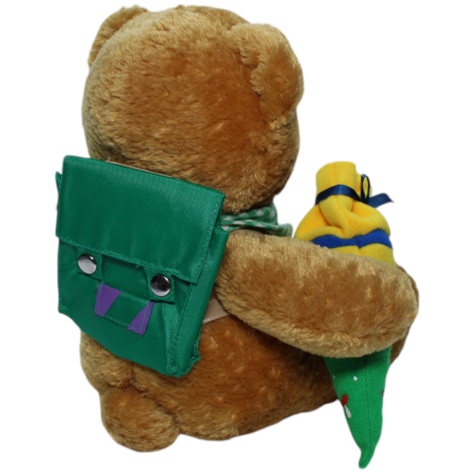 1237879 Heunec Teddybär mit Schultüte und Schulranzen Kuscheltier Kumpel Leo Bär Gebraucht Vintage