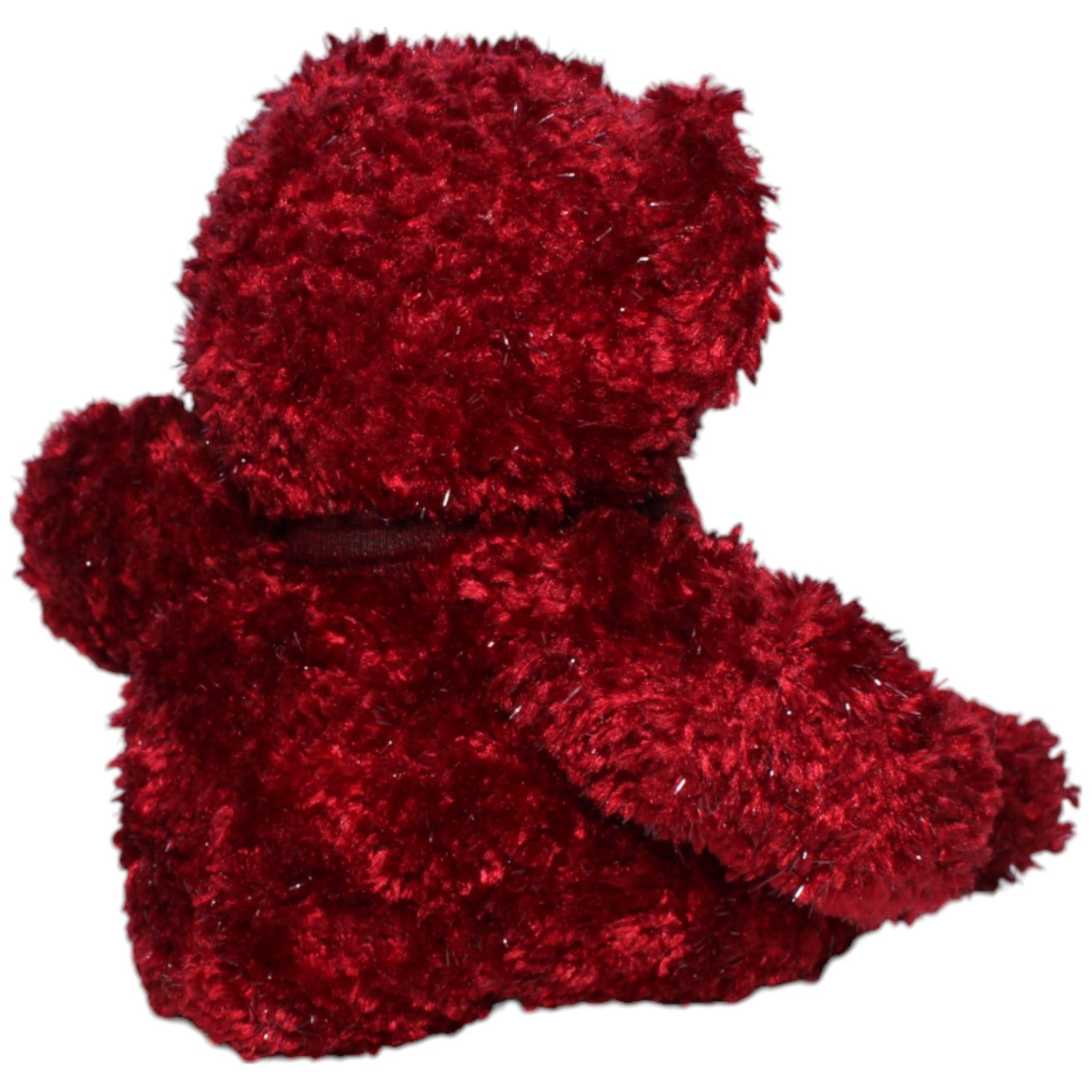 1237891 Russ Berrie Roter glitzernder Teddybär Rosetta™ Kuscheltier Kumpel Leo Bär Gebraucht Teddy