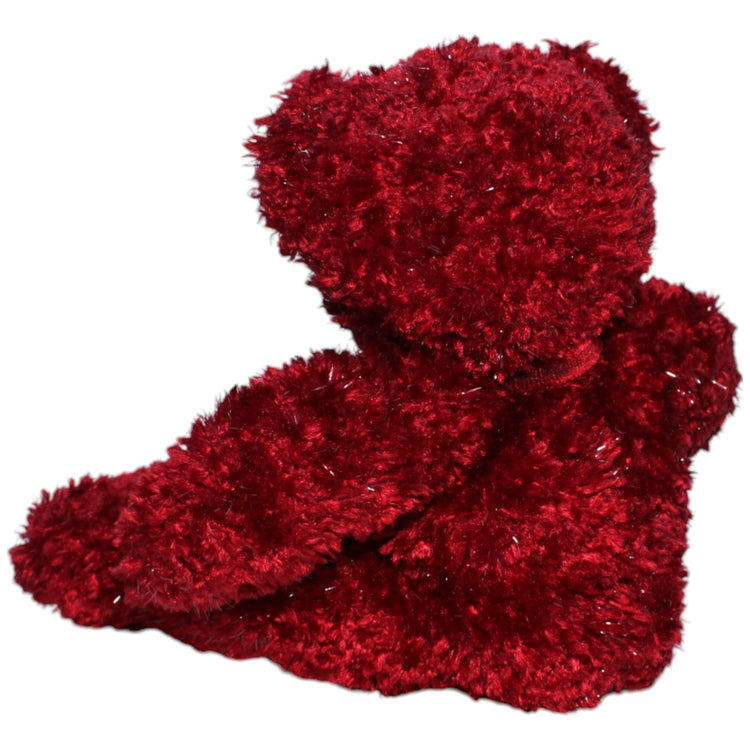 1237891 Russ Berrie Roter glitzernder Teddybär Rosetta™ Kuscheltier Kumpel Leo Bär Gebraucht Teddy