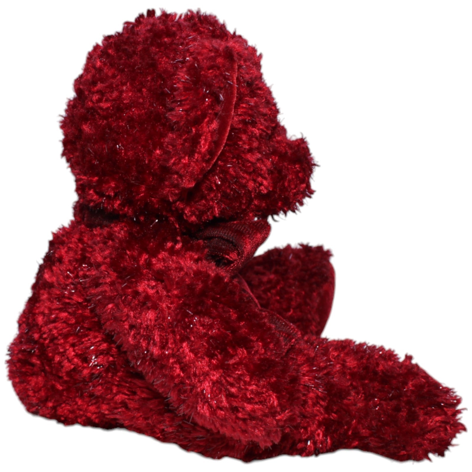 1237891 Russ Berrie Roter glitzernder Teddybär Rosetta™ Kuscheltier Kumpel Leo Bär Gebraucht Teddy