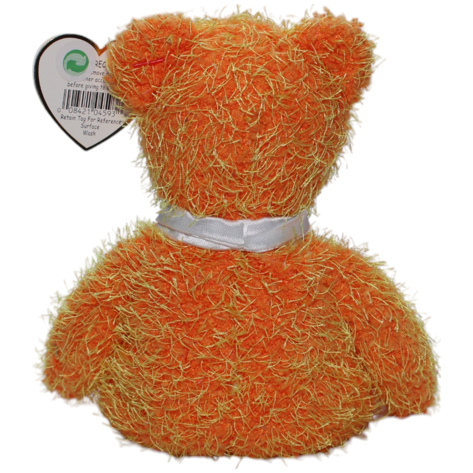 1237892 TY Beanie Baby, oranger Teddybär Pappa Kuscheltier Kumpel Leo Gebraucht Teddy Teddybär