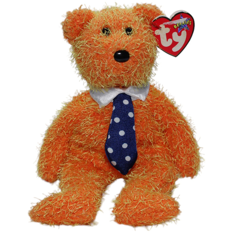 1237892 TY Beanie Baby, oranger Teddybär Pappa Kuscheltier Kumpel Leo Gebraucht Teddy Teddybär