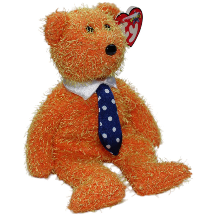 1237892 TY Beanie Baby, oranger Teddybär Pappa Kuscheltier Kumpel Leo Gebraucht Teddy Teddybär