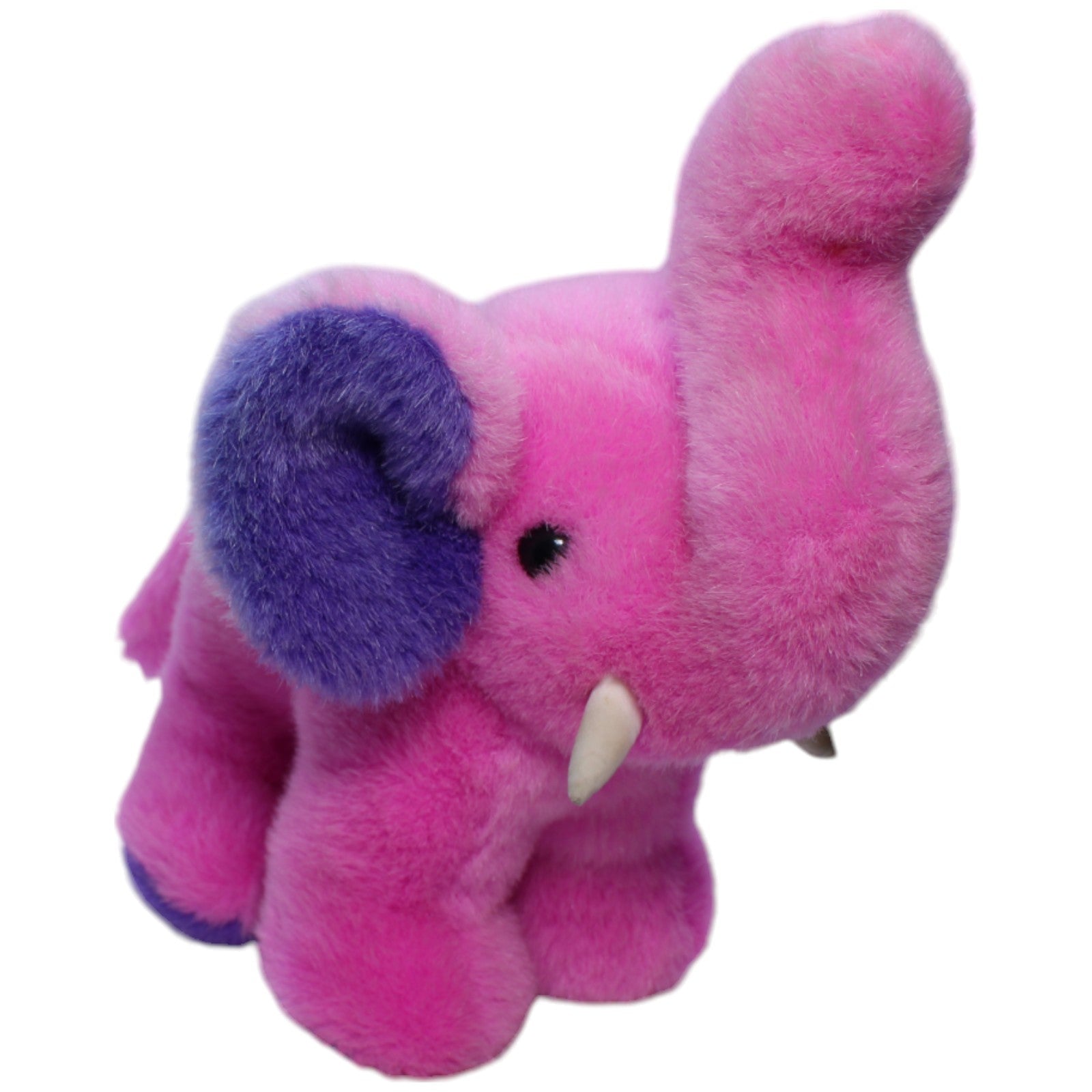 1237894 Amica Schmuse - Zoo, pinker Elefant Kuscheltier Kumpel Leo Gebraucht Vintage